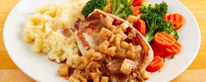 Cotelettes De Porc Aux Pommes Et Cannelle