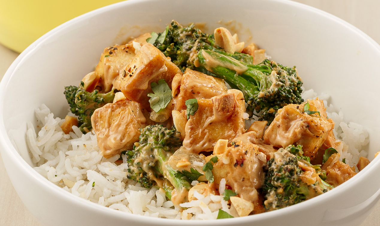 Saute De Tofu Arachide Et Brocoli