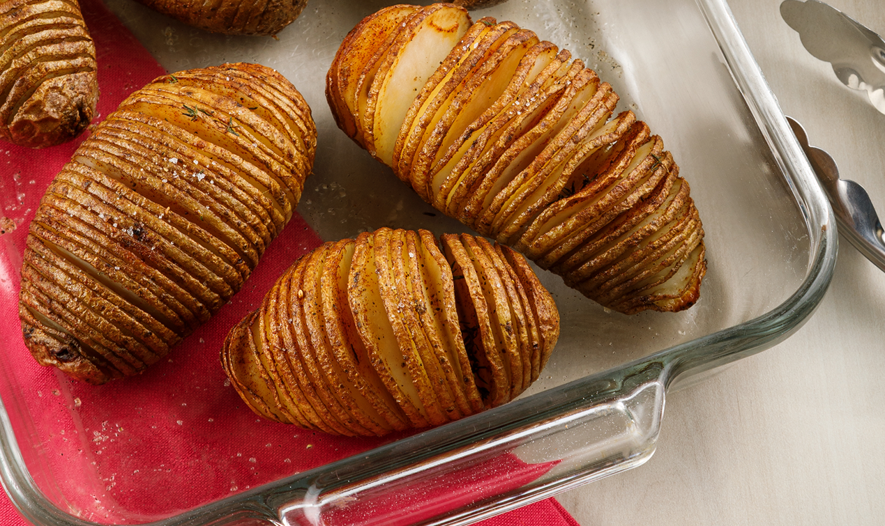 Pomme De Terre Hasselback Olo