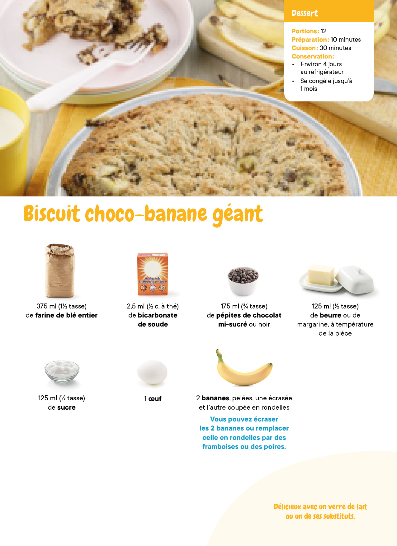 Biscuit Cho Banane Geant