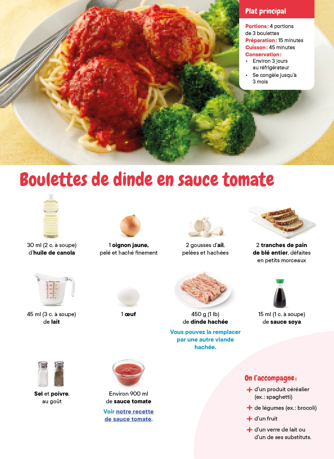 Boulettes Dinde En Sauce Tomate