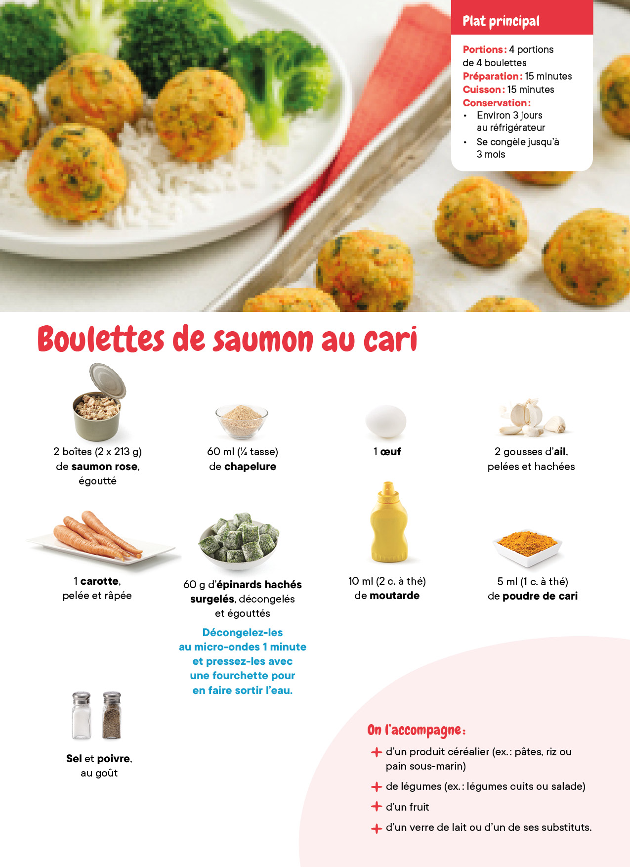 Boulettes Saumon Au Cari