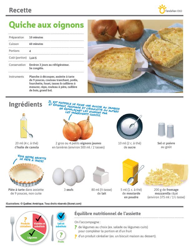 Quiche Oignon Olo