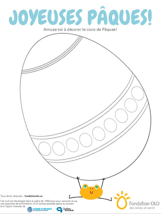 Coloriage Paques