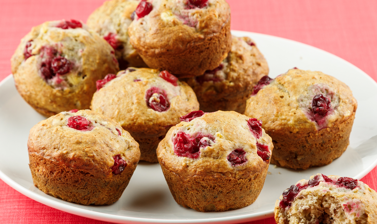 Muffin Banane Canneberge Olo