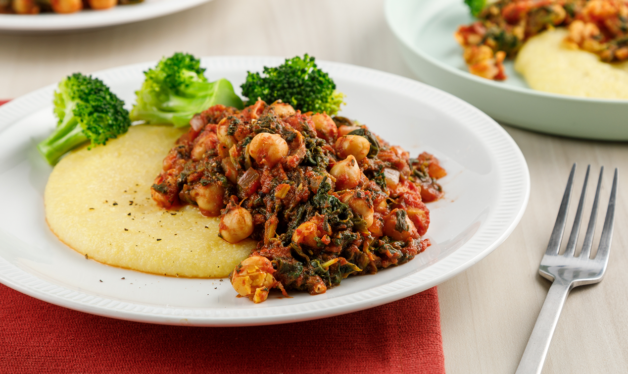 Ragout Pois Chiches Marocaine Polenta Olo