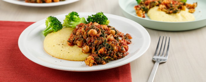 Ragout Pois Chiches Marocaine Polenta Olo