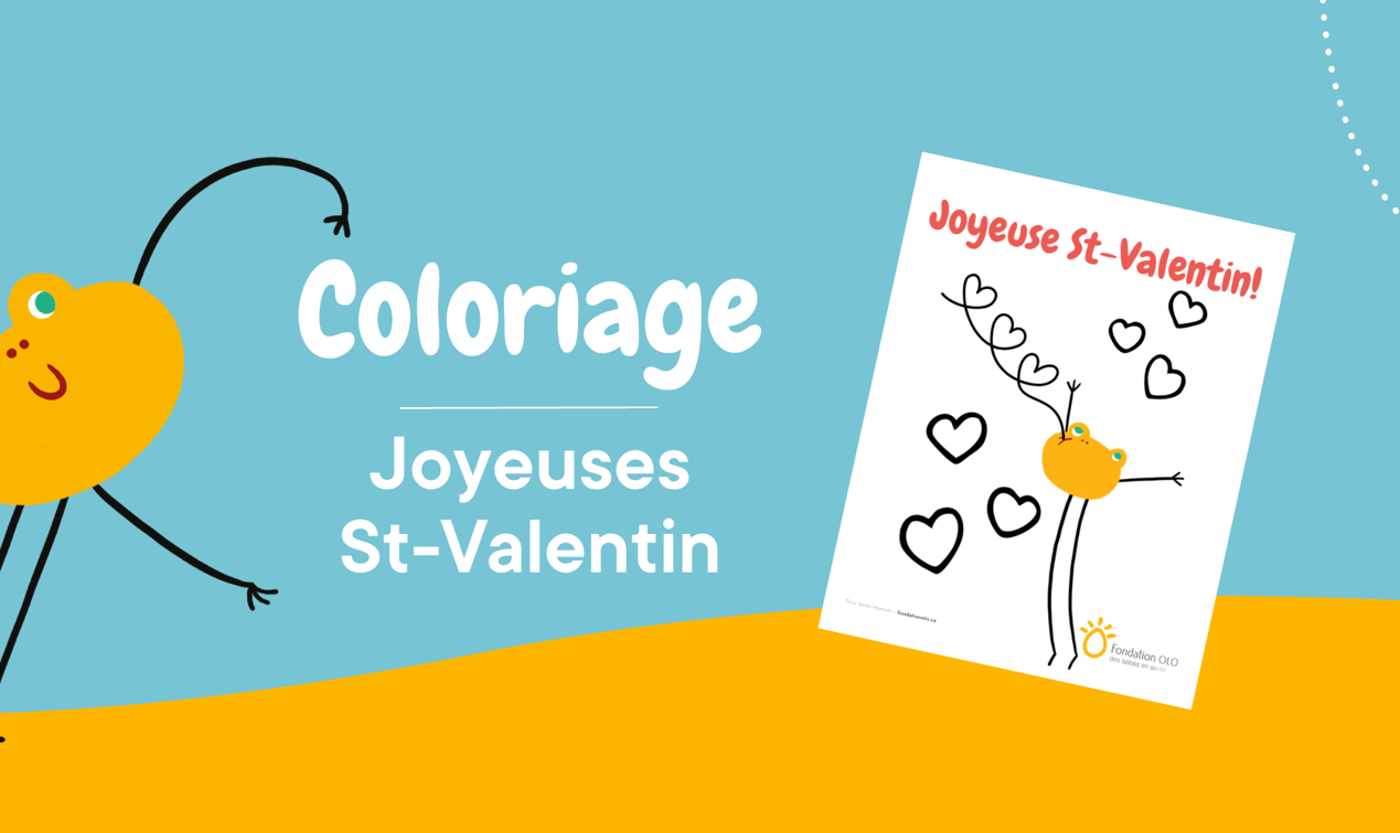 Bandeaux Coloriage St Valentin