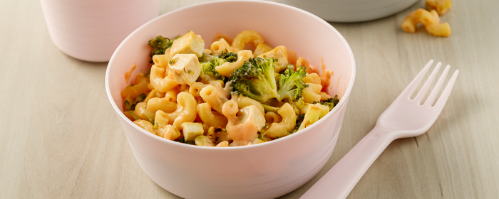 Macaronis Au Fromage Tofu Et Brocoli Roti