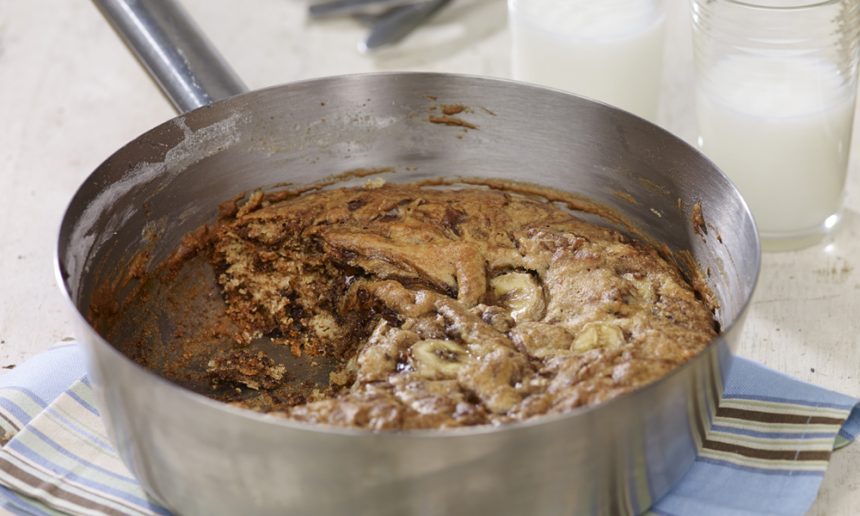 Fondation OLO | Recipe | Frying Pan Banana Chocolate Cookie